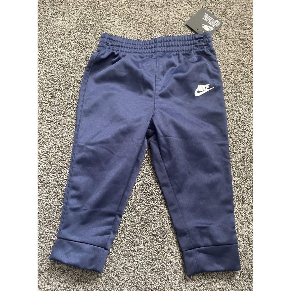Nike 12M Baby Toddler 2pc Jacket & Jogger Pants Set Midnight Navy Colorblock - Picture 3 of 5